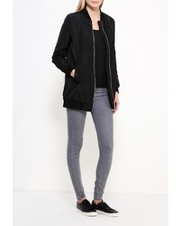 Женская черная куртка-пуховик от Softy