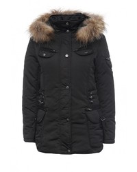 Женская черная куртка-пуховик от Softy