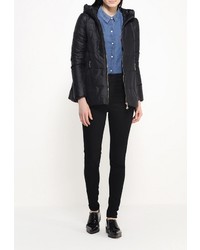 Женская черная куртка-пуховик от Tom Farr