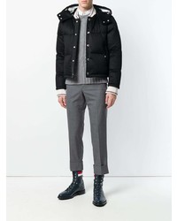 Мужская черная куртка-пуховик от Thom Browne