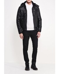 Мужская черная куртка-пуховик от Top Secret