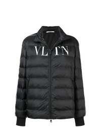 Женская черная куртка-пуховик от Valentino