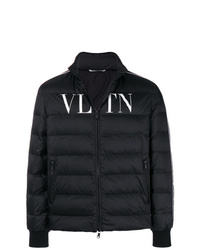 Мужская черная куртка-пуховик от Valentino