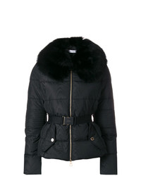 Женская черная куртка-пуховик от Versace Collection
