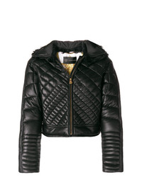 Женская черная куртка-пуховик от Versace