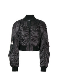 Женская черная куртка-пуховик от Versus