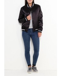 Женская черная куртка-пуховик от Z-Design