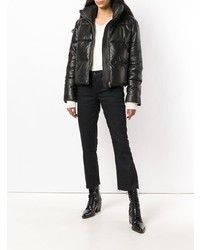 Женская черная куртка-пуховик от Zadig & Voltaire
