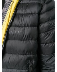 Мужская черная куртка-пуховик от Versace Jeans