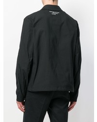 Мужская черная куртка-рубашка с принтом от Golden Goose Deluxe Brand