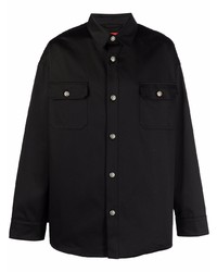 Мужская черная куртка-рубашка от 424