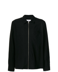 Мужская черная куртка-рубашка от AMI Alexandre Mattiussi