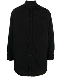 Мужская черная куртка-рубашка от Aspesi