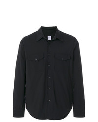 Мужская черная куртка-рубашка от Aspesi