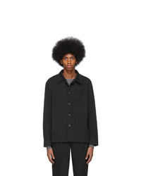 Мужская черная куртка-рубашка от Barena