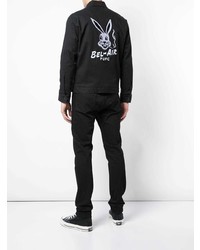 Мужская черная куртка-рубашка от Local Authority