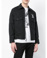 Мужская черная куртка-рубашка от Local Authority