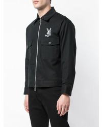 Мужская черная куртка-рубашка от Local Authority