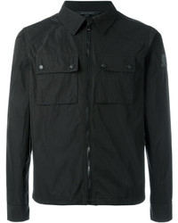 Мужская черная куртка-рубашка от Belstaff