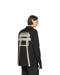 Мужская черная куртка-рубашка от Rick Owens