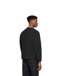 Мужская черная куртка-рубашка от Miharayasuhiro