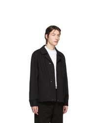 Мужская черная куртка-рубашка от Acne Studios