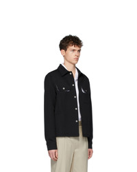 Мужская черная куртка-рубашка от Maison Margiela