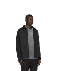 Мужская черная куртка-рубашка от Stone Island