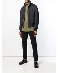 Мужская черная куртка-рубашка от Dolce & Gabbana