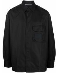 Мужская черная куртка-рубашка от Calvin Klein Jeans