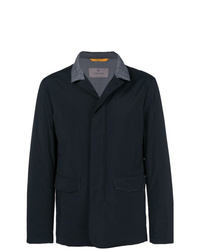 Мужская черная куртка-рубашка от Canali