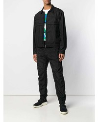 Мужская черная куртка-рубашка от Moncler