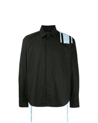 Мужская черная куртка-рубашка от Craig Green