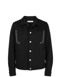 Мужская черная куртка-рубашка от Dirk Bikkembergs