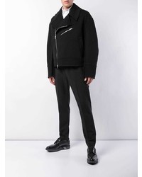 Мужская черная куртка-рубашка от Yang Li