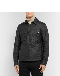 Мужская черная куртка-рубашка от Belstaff