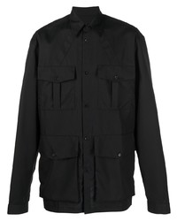 Мужская черная куртка-рубашка от EGONlab