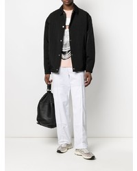 Мужская черная куртка-рубашка от Oamc