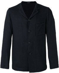 Мужская черная куртка-рубашка от Giorgio Armani