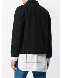 Мужская черная куртка-рубашка от Études