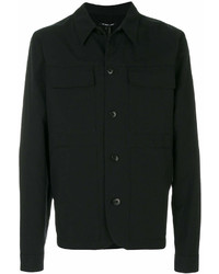 Мужская черная куртка-рубашка от Helmut Lang