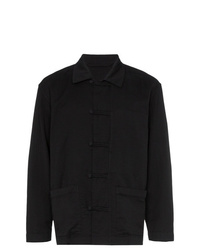 Мужская черная куртка-рубашка от Issey Miyake