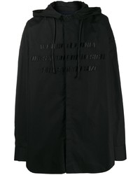 Мужская черная куртка-рубашка от Juun.J