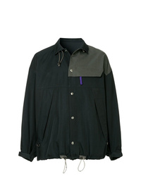 Мужская черная куртка-рубашка от Kolor