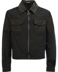 Мужская черная куртка-рубашка от Lanvin