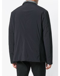 Мужская черная куртка-рубашка от Canali