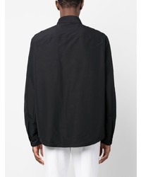Мужская черная куртка-рубашка от Zegna