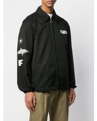 Мужская черная куртка-рубашка от Lanvin