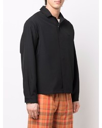 Мужская черная куртка-рубашка от Oamc