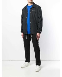 Мужская черная куртка-рубашка от Champion